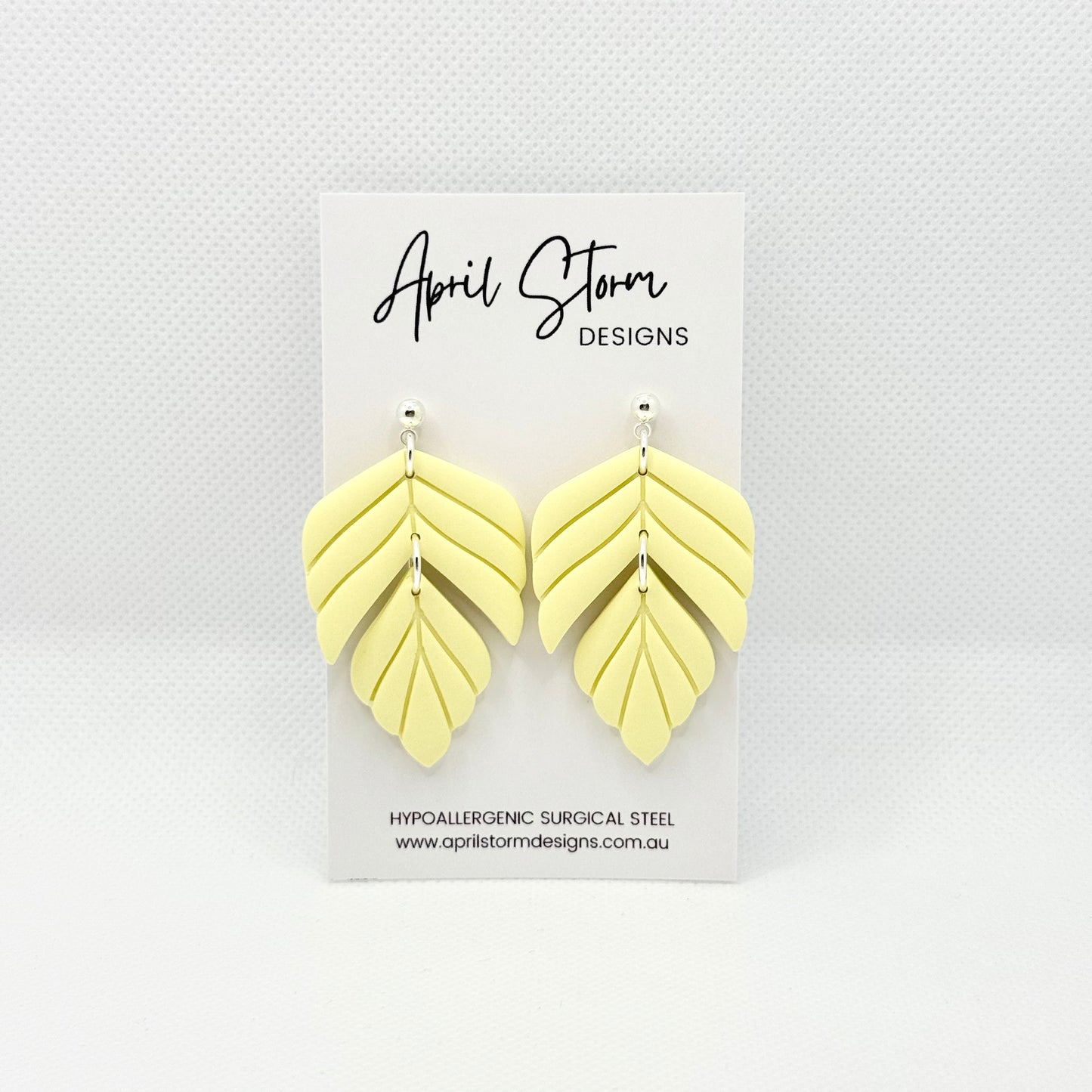 Statement Dangles - Yellow