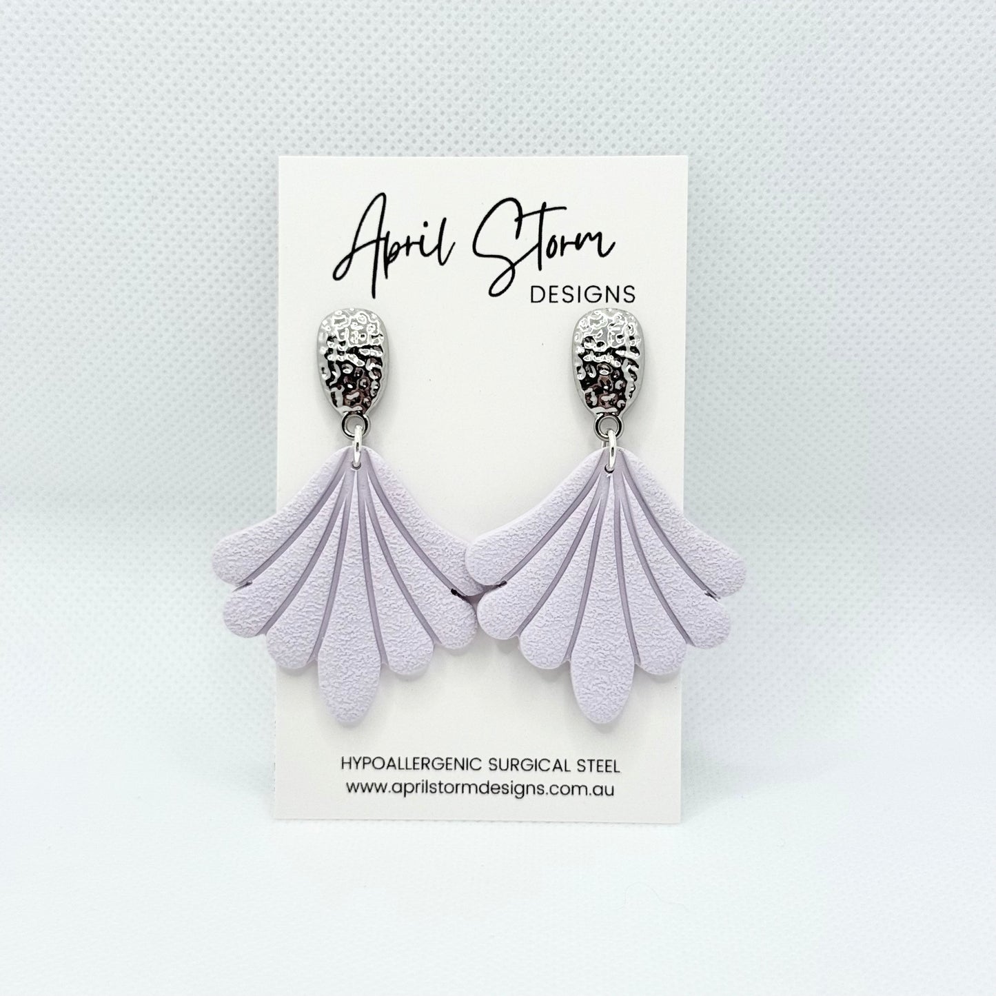 Statement Dangles - Lilac