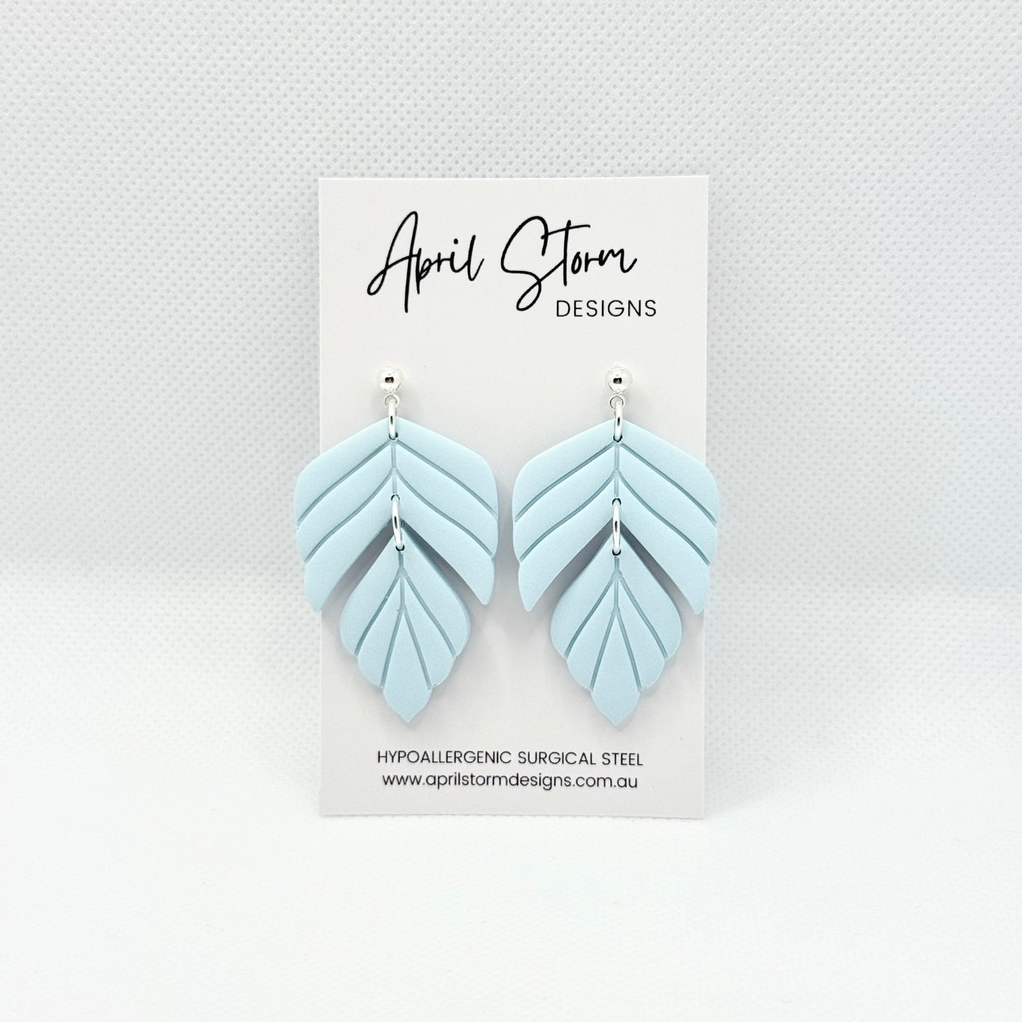 Statement Dangles - Blue