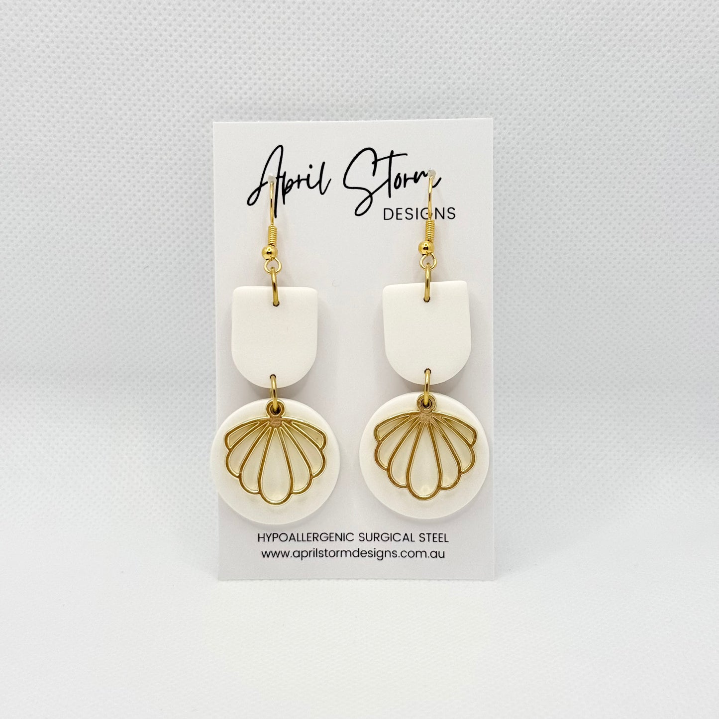 Statement Dangles - White