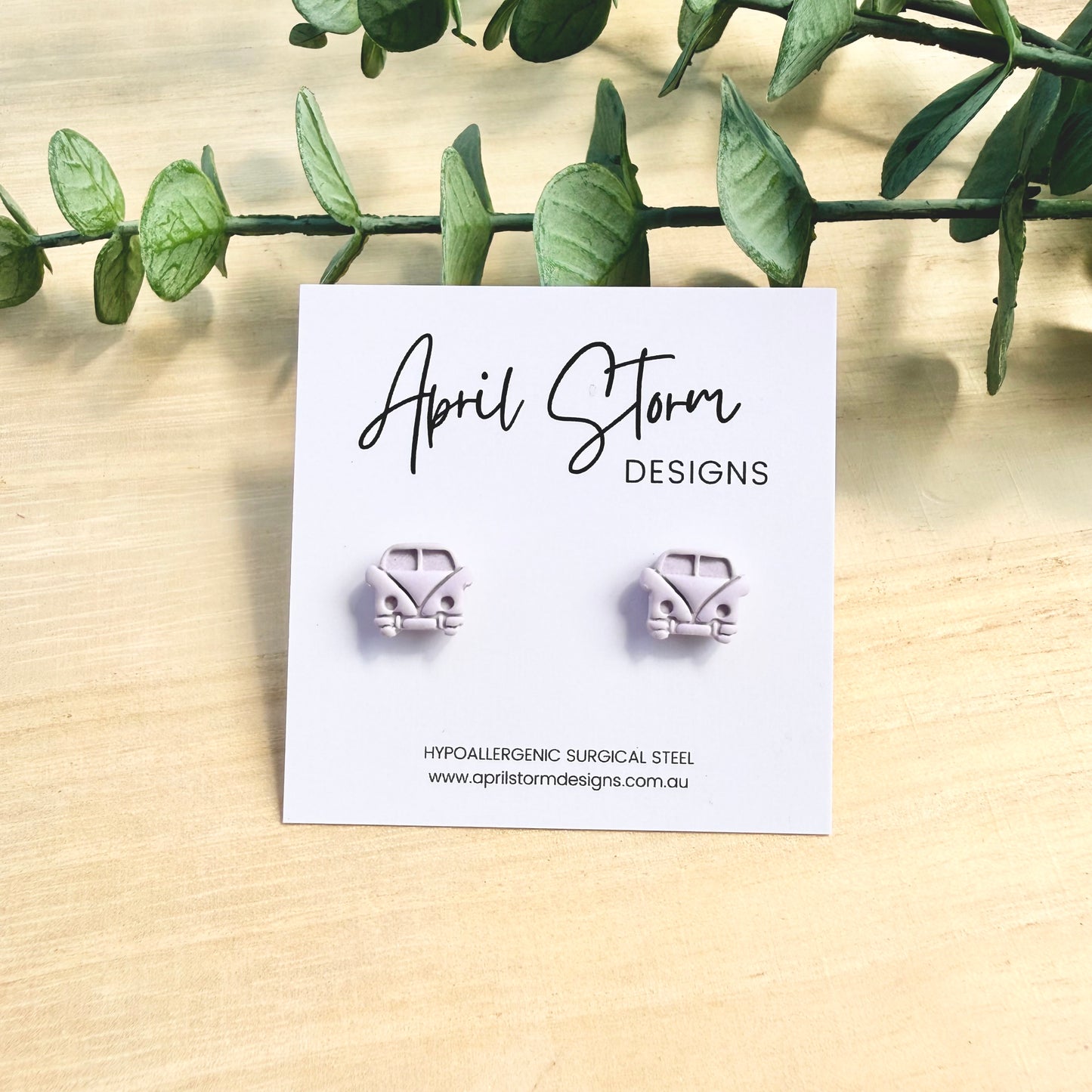 Kombi Stud Earrings - Lilac