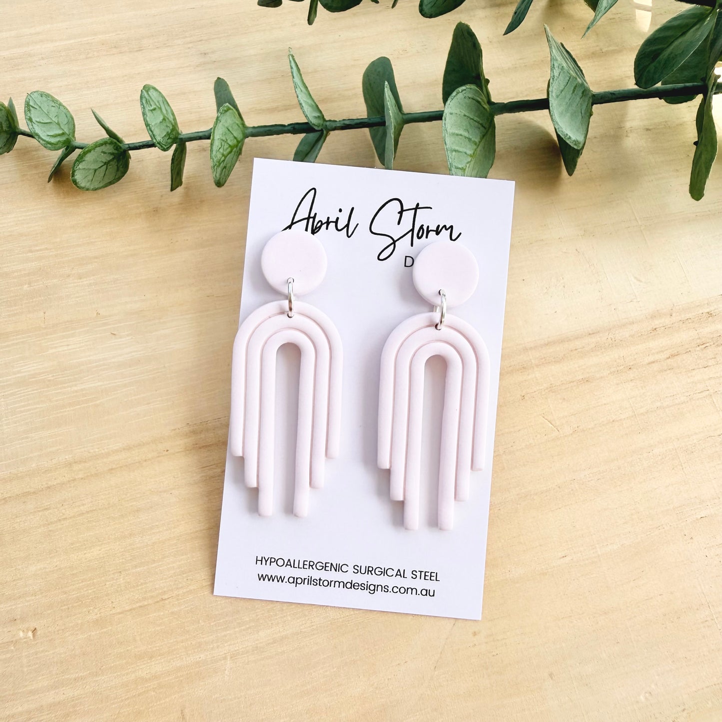 Statement Dangles - Pink