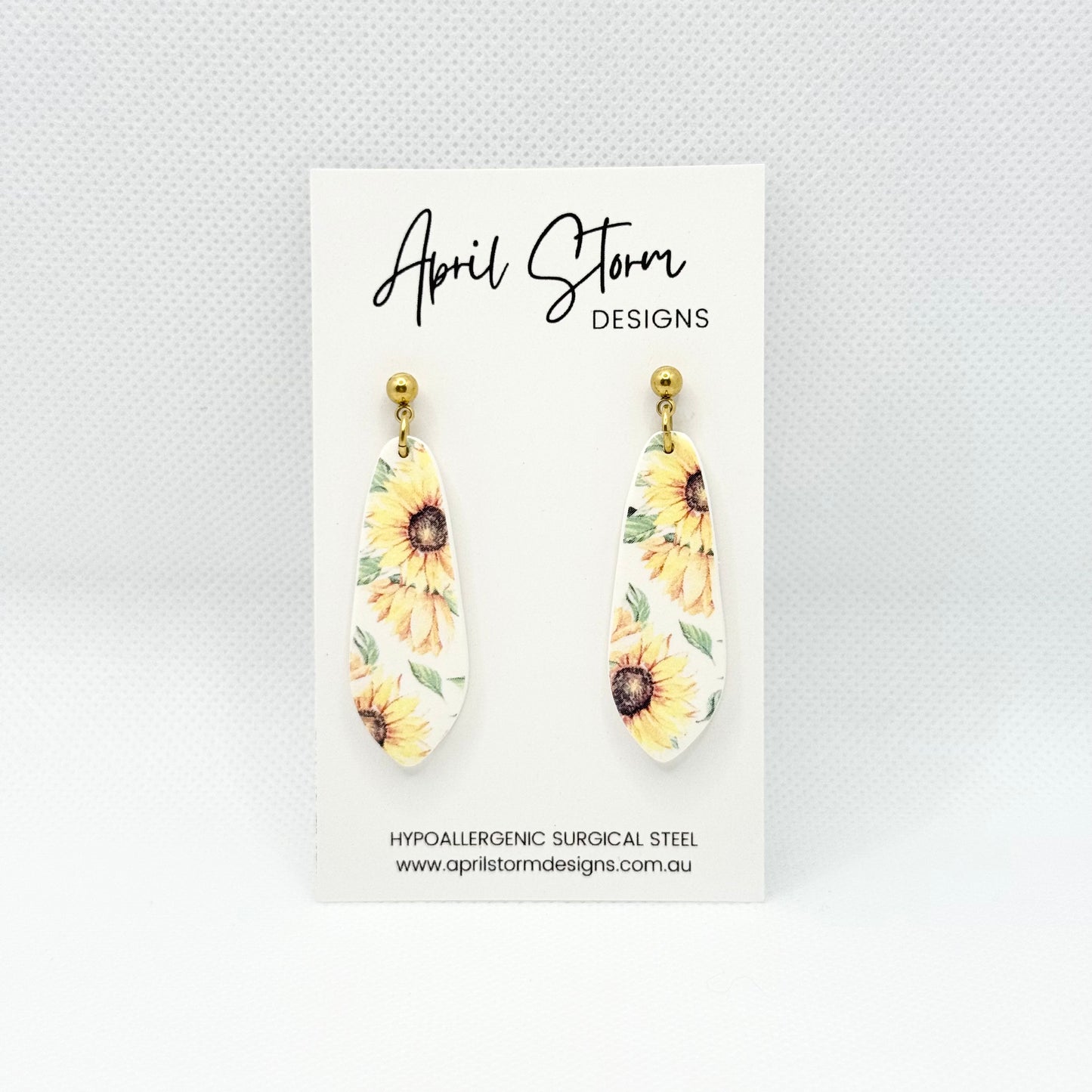 Statement Dangles - Sunflower