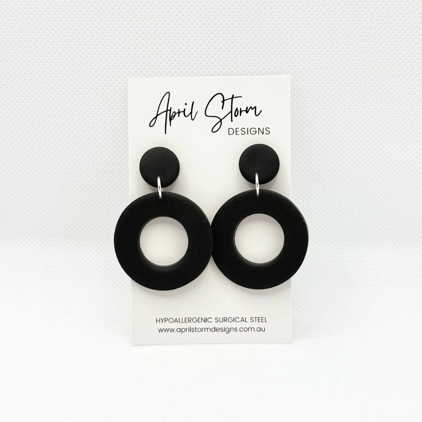 Statement Dangles - Black