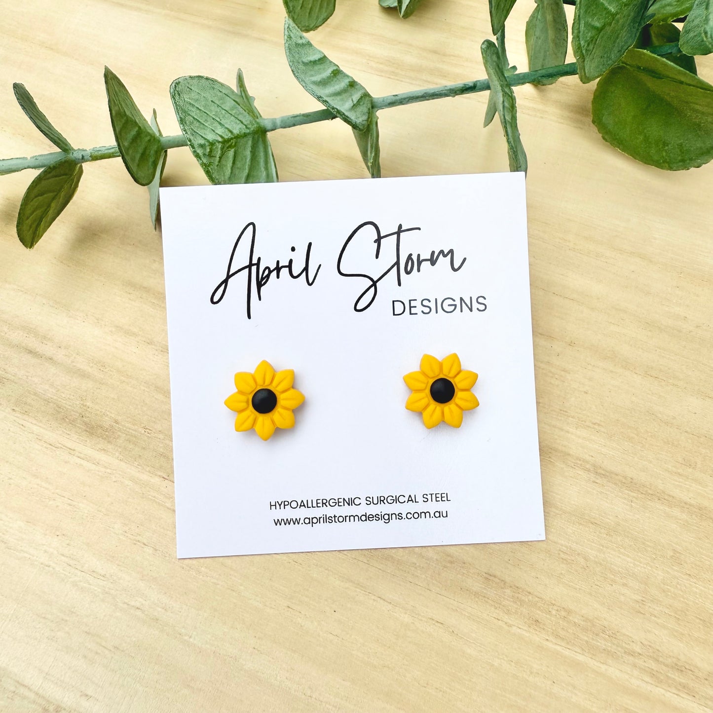 Sunflower Stud Earrings