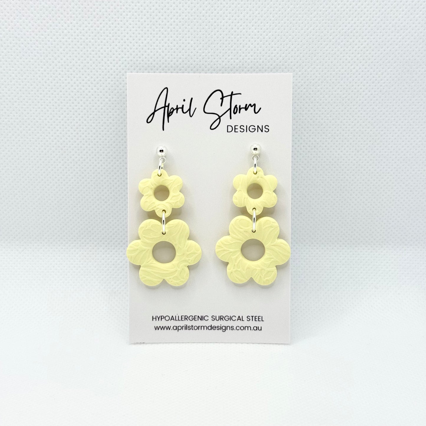Statement Dangles - Yellow