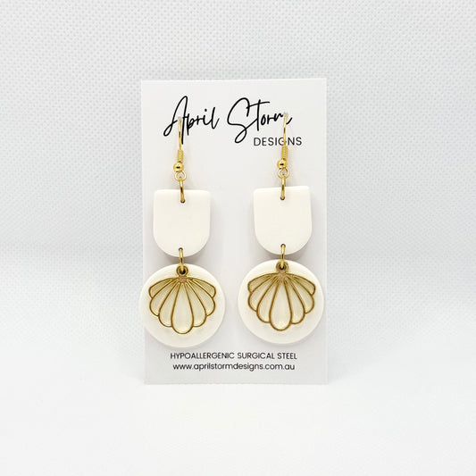 Statement Dangles - White