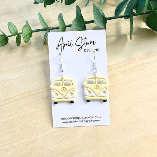 Kombi Statement Dangles - Yellow