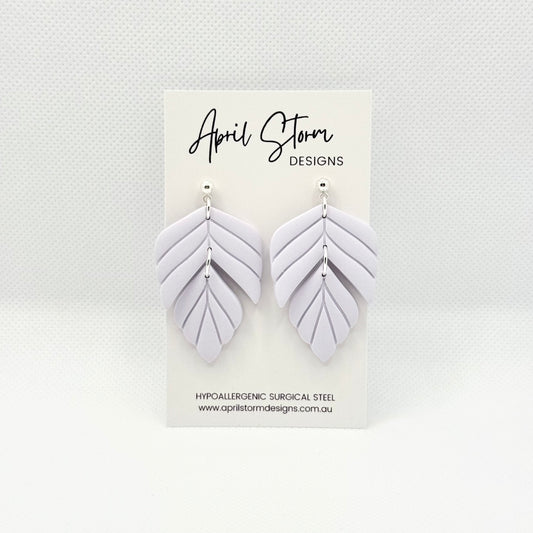 Statement Dangles - Lilac