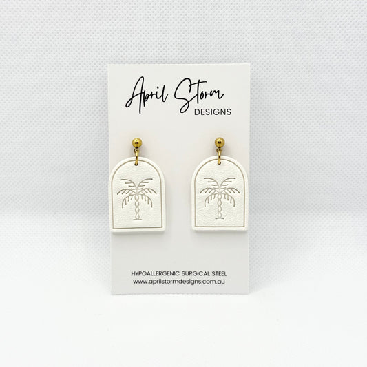 Statement Dangles - White