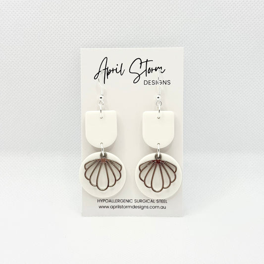 Statement Dangles - White