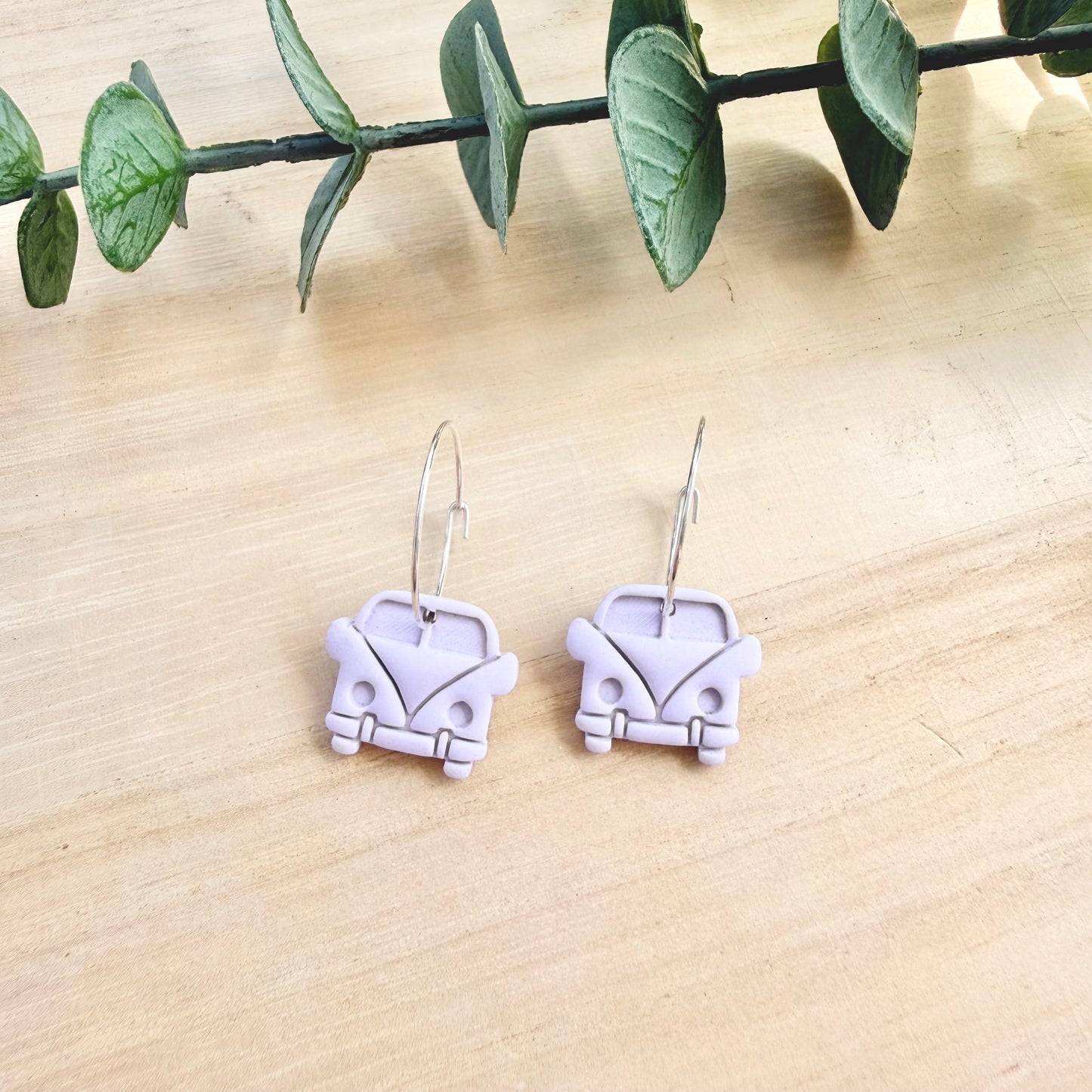 Kombi Hoop Earrings - Lilac