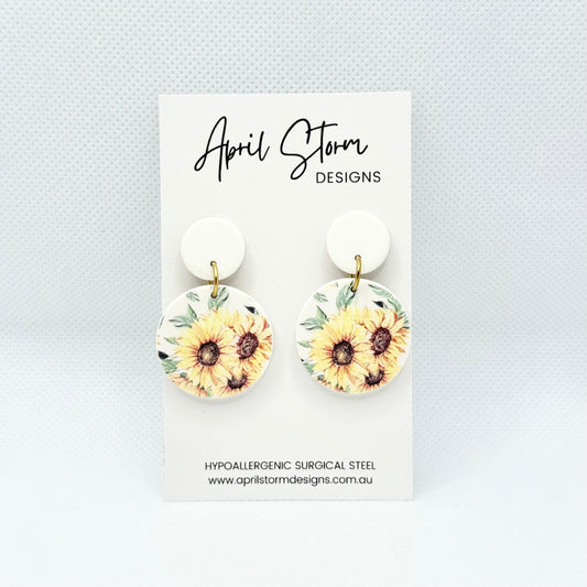 Statement Dangles - Sunflower