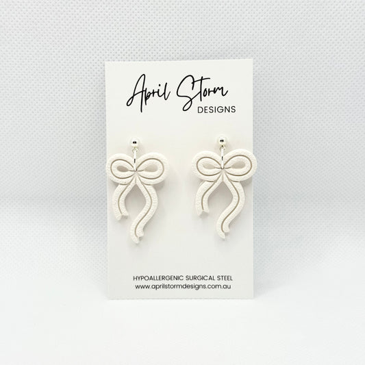 Statement Dangles - White