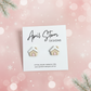 Gingerbread House Stud Earrings