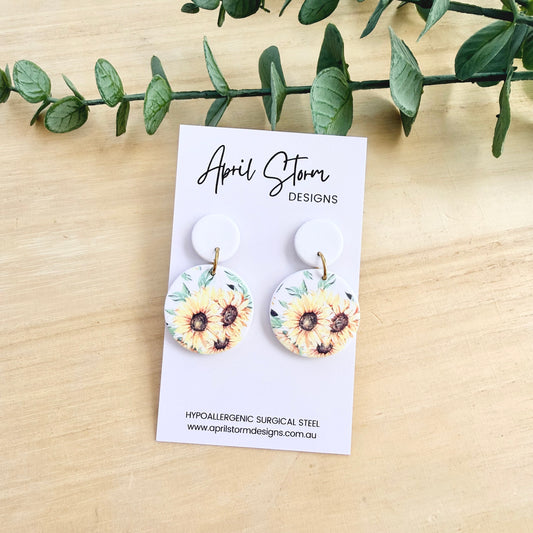Statement Dangles - Sunflower