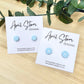 Daisy Stud Earrings - Blue