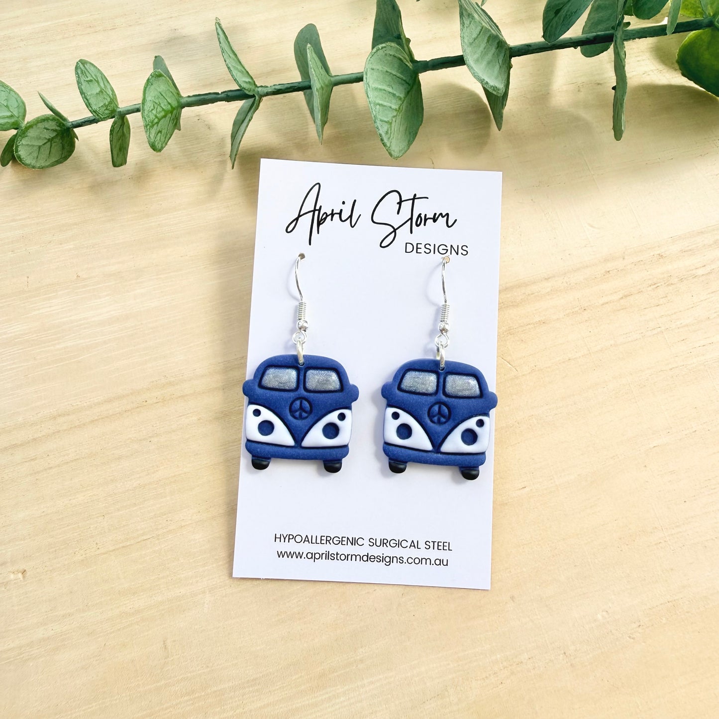 Kombi Statement Dangles - Blue
