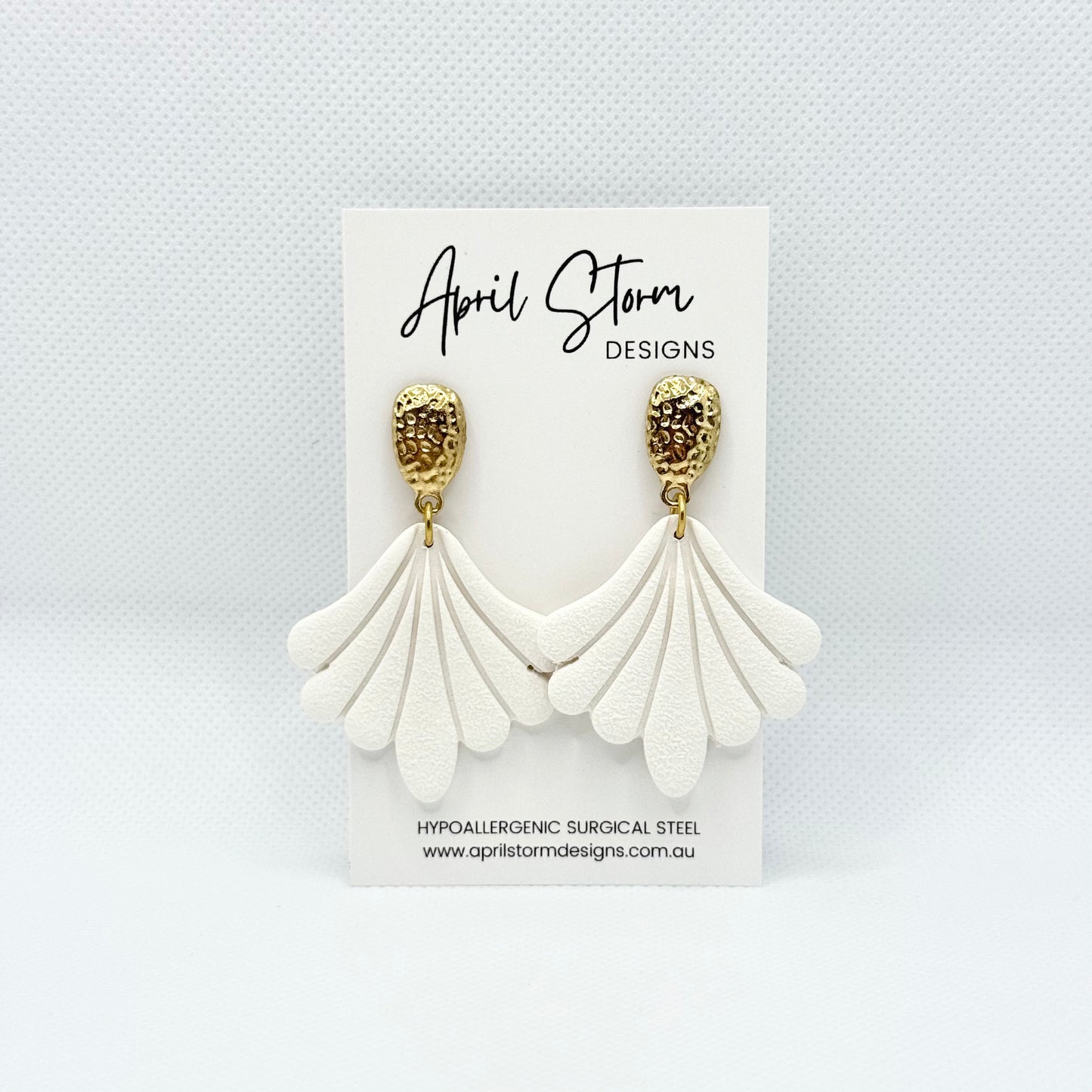 Statement Dangles - White