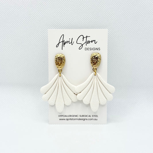Statement Dangles - White