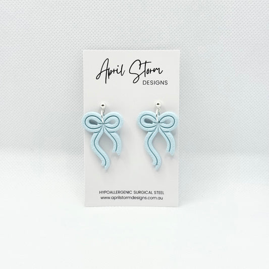 Statement Dangles - Blue