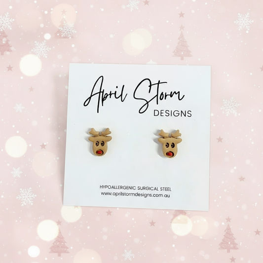 Reindeer Stud Earrings
