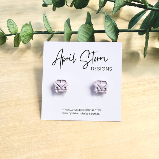 Kombi Stud Earrings - Lilac