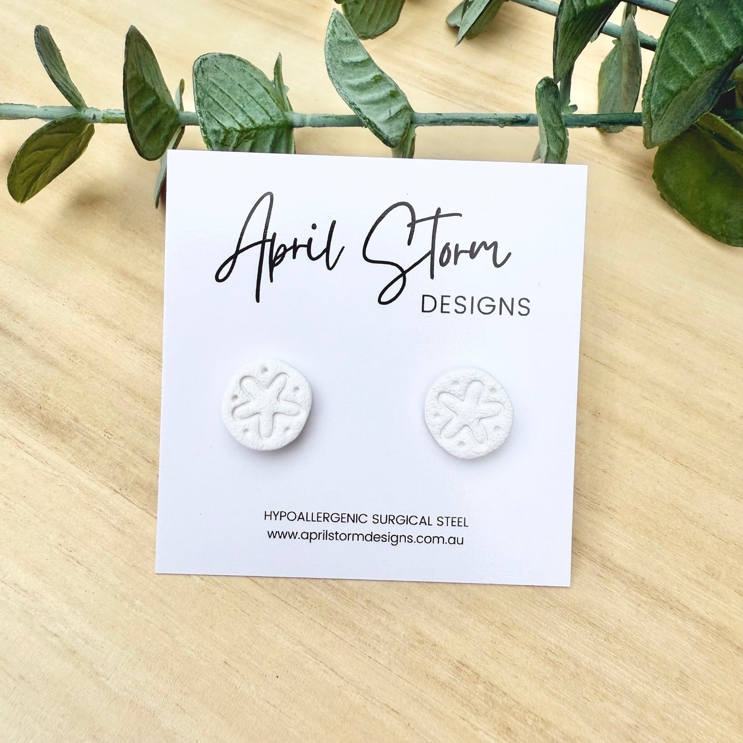 Sand Dollar Stud Earrings
