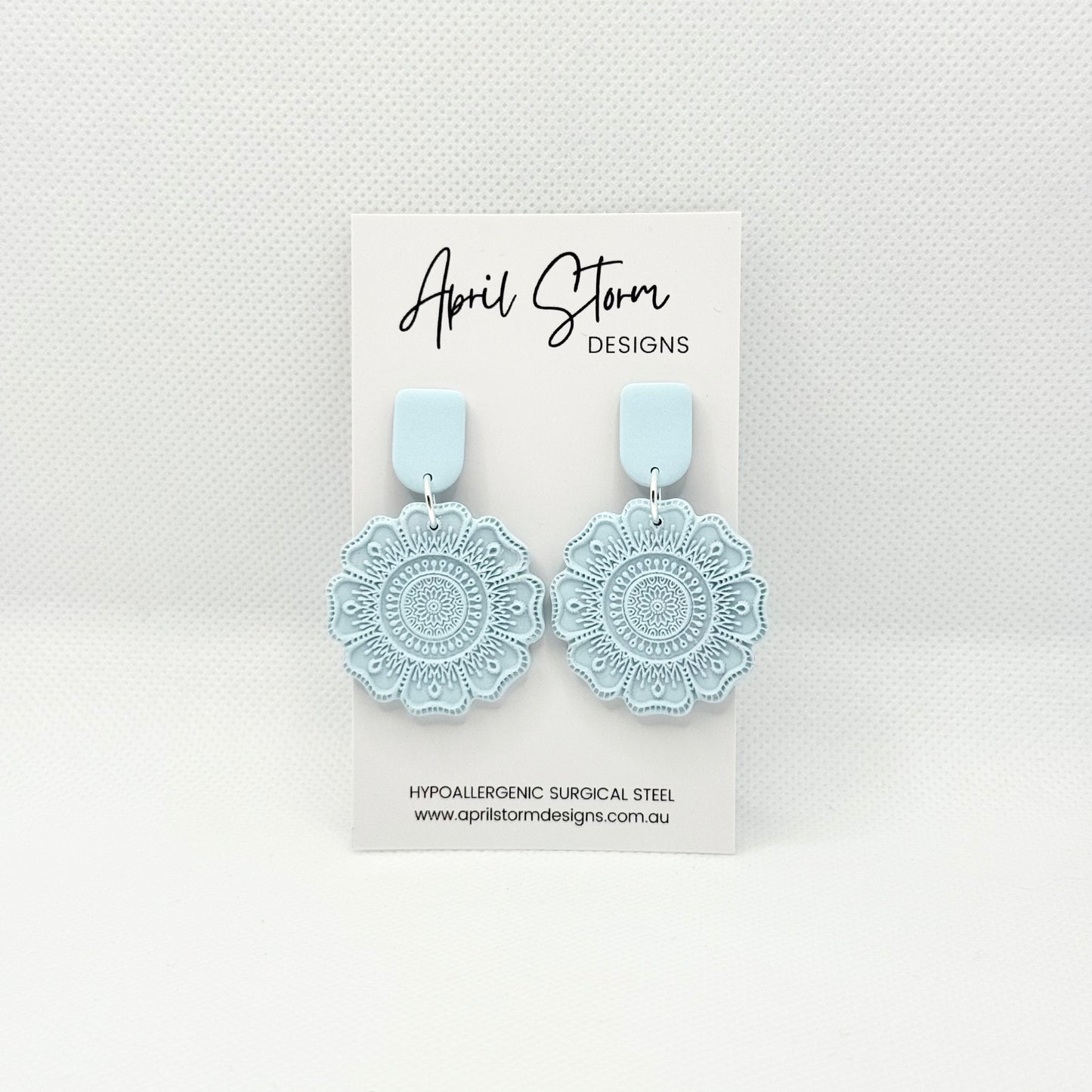 Statement Dangles - Blue