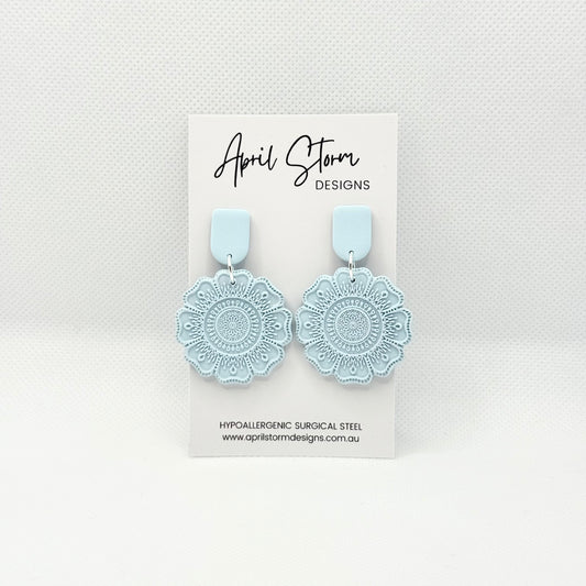 Statement Dangles - Blue