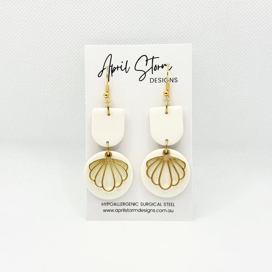 Statement Dangles - White