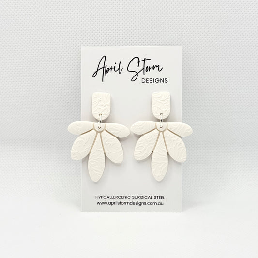 Statement Dangles - White