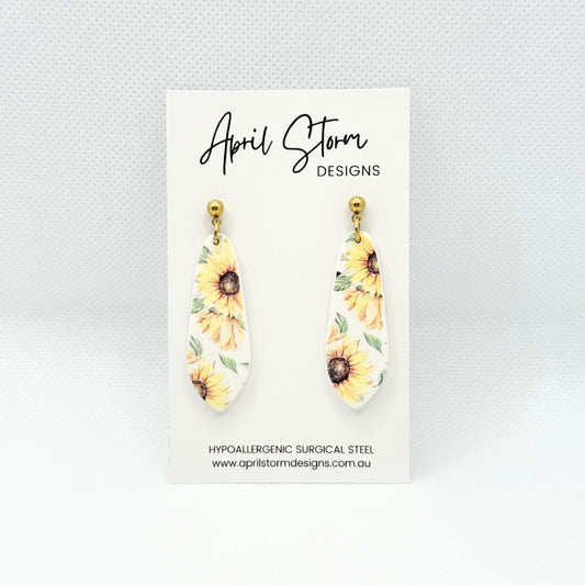 Statement Dangles - Sunflower
