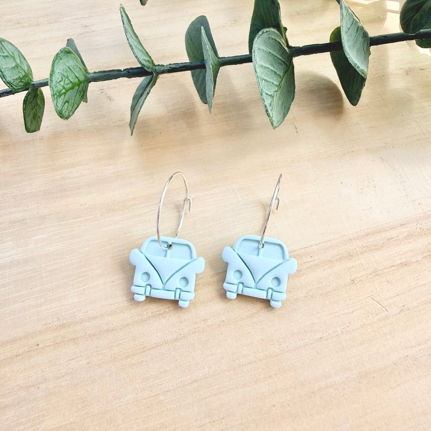 Kombi Hoop Earrings - Mint