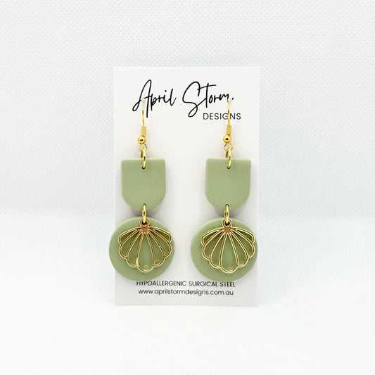 Statement Dangles - Green