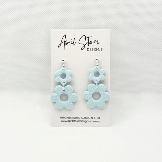 Statement Dangles - Blue