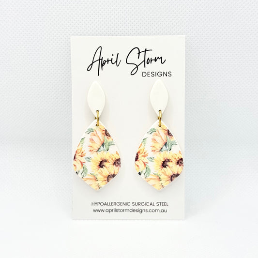 Statement Dangles - Sunflower