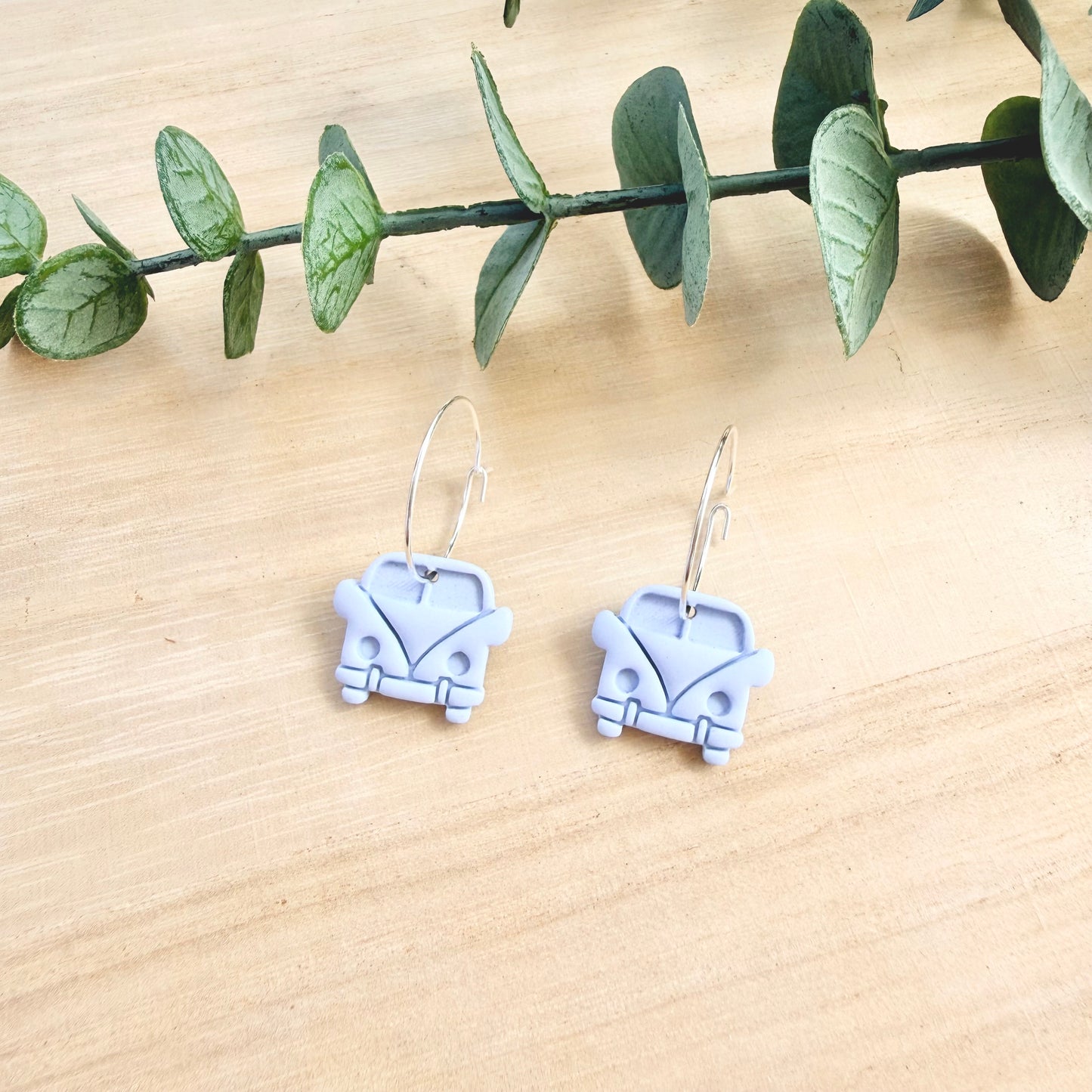 Kombi Hoop Earrings - Blue