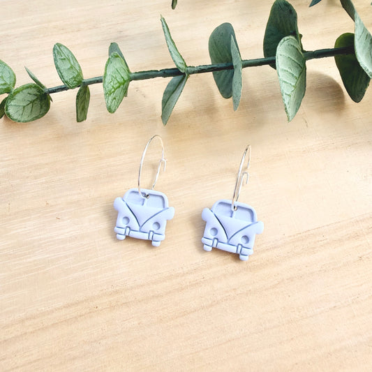 Kombi Hoop Earrings - Blue