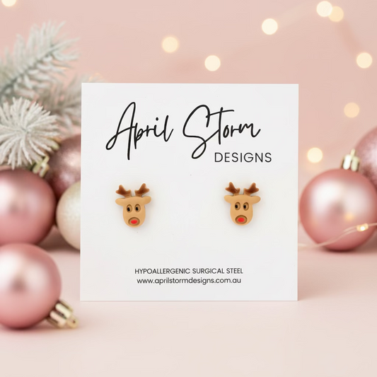 Reindeer Stud Earrings